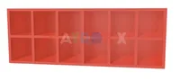 Zapatera rectangular HDPE